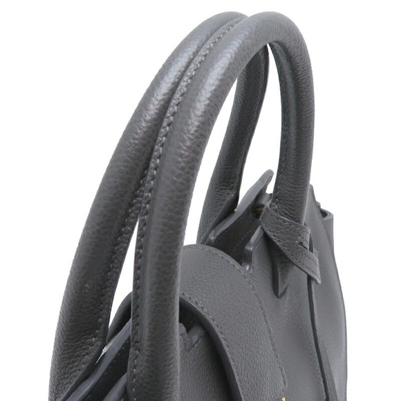 SAINT LAURENT Gray Leather Bag - Picture 5 of 9